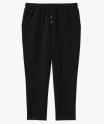 Pantalon en maille avec ceinture élastique femme grande taille